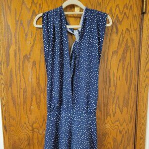 Blue Polka Dot Romper
